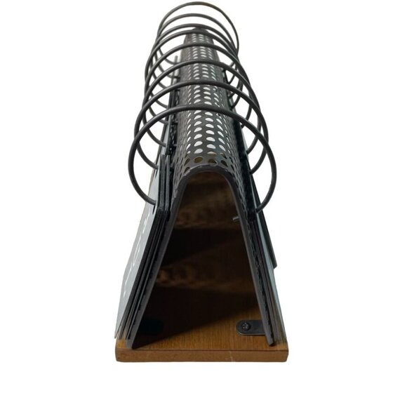 Industrial Desktop Perpetual Flip Calendar u Large Metal Wood Date Numbers Steam - Picture 4 of 5